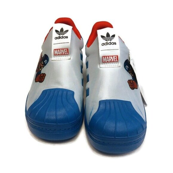 adidas Originals Superstar 360 C Slip On Shoes Marvel Captain America Size 2.5 - Picture 6 of 9